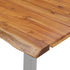 Rustika Rowe -  3 Piece Dining Set Solid Acacia Wood Brown